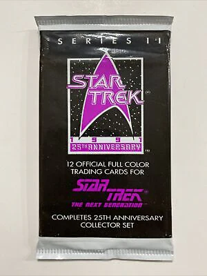 1991 Star Trek 25th Anniversary Series 2 Trading Cards Pack