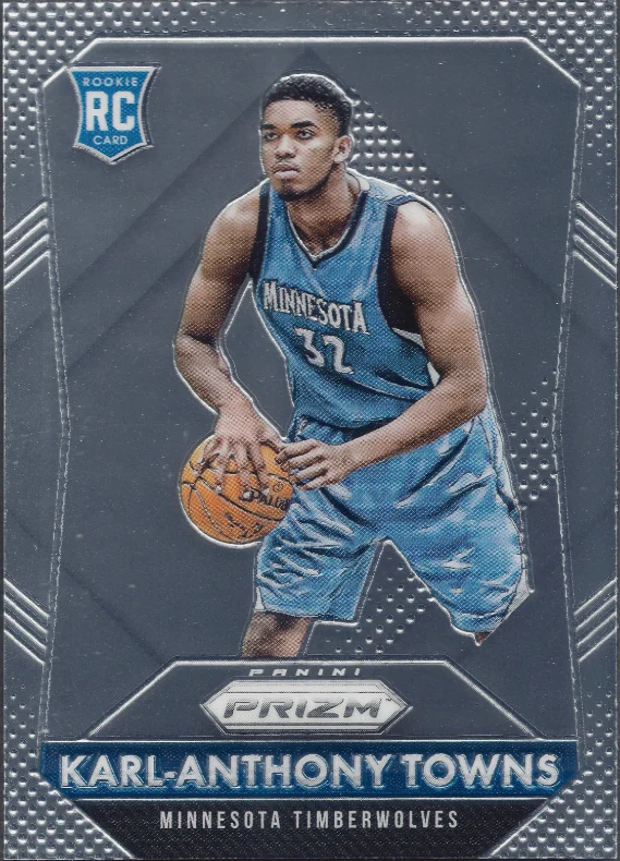 2015-16 Panini Prizm #328 Karl-Anthony Towns Minnesota Timberwolves RC (Rookie Card)