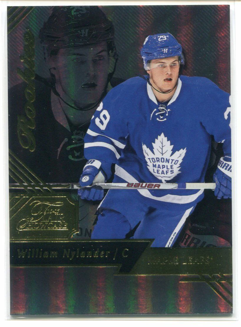 2016-17 Fleer Showcase Flair William Nylander RC Rookie Card Row 0 Seat #25