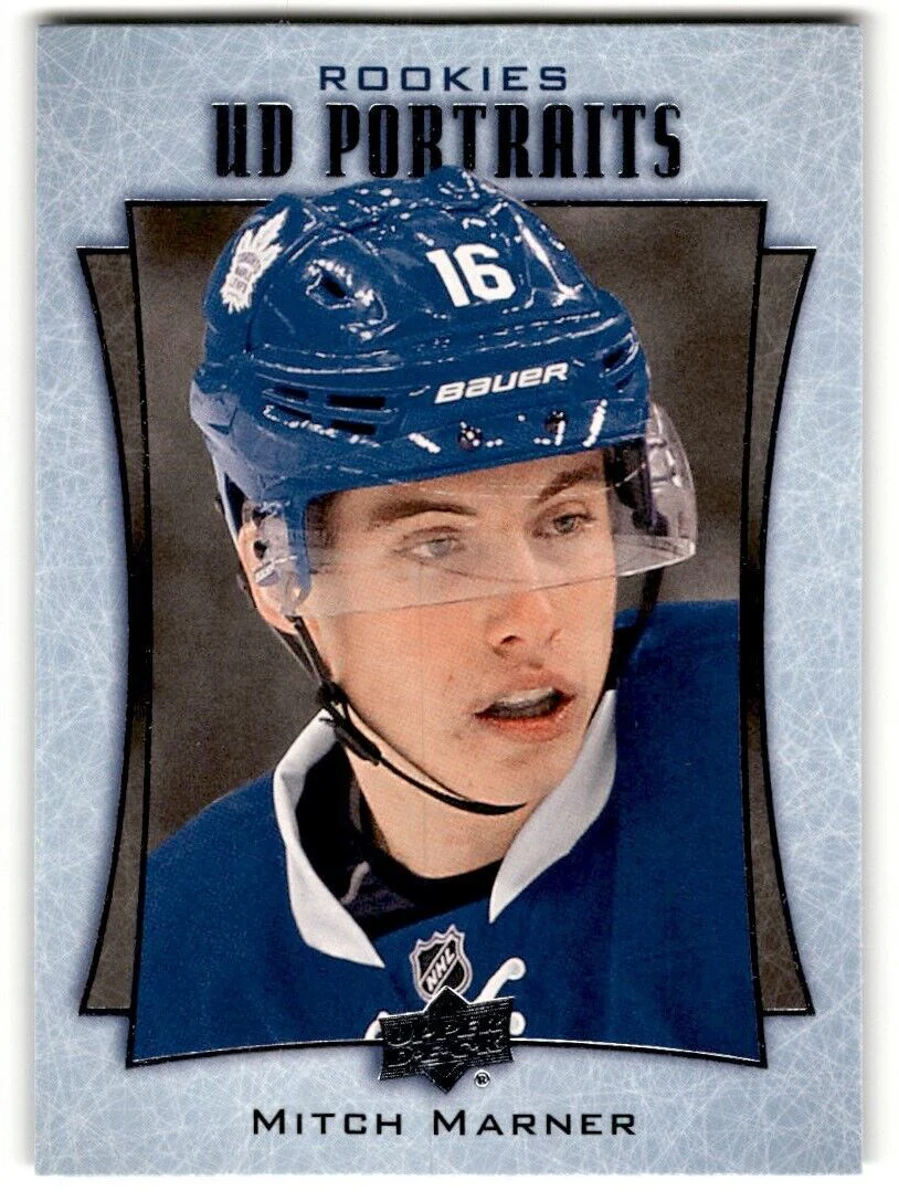 2016-17 Mitch Marner Upper Deck UD Portraits Rookie #P-81 Toronto Maple Leafs
