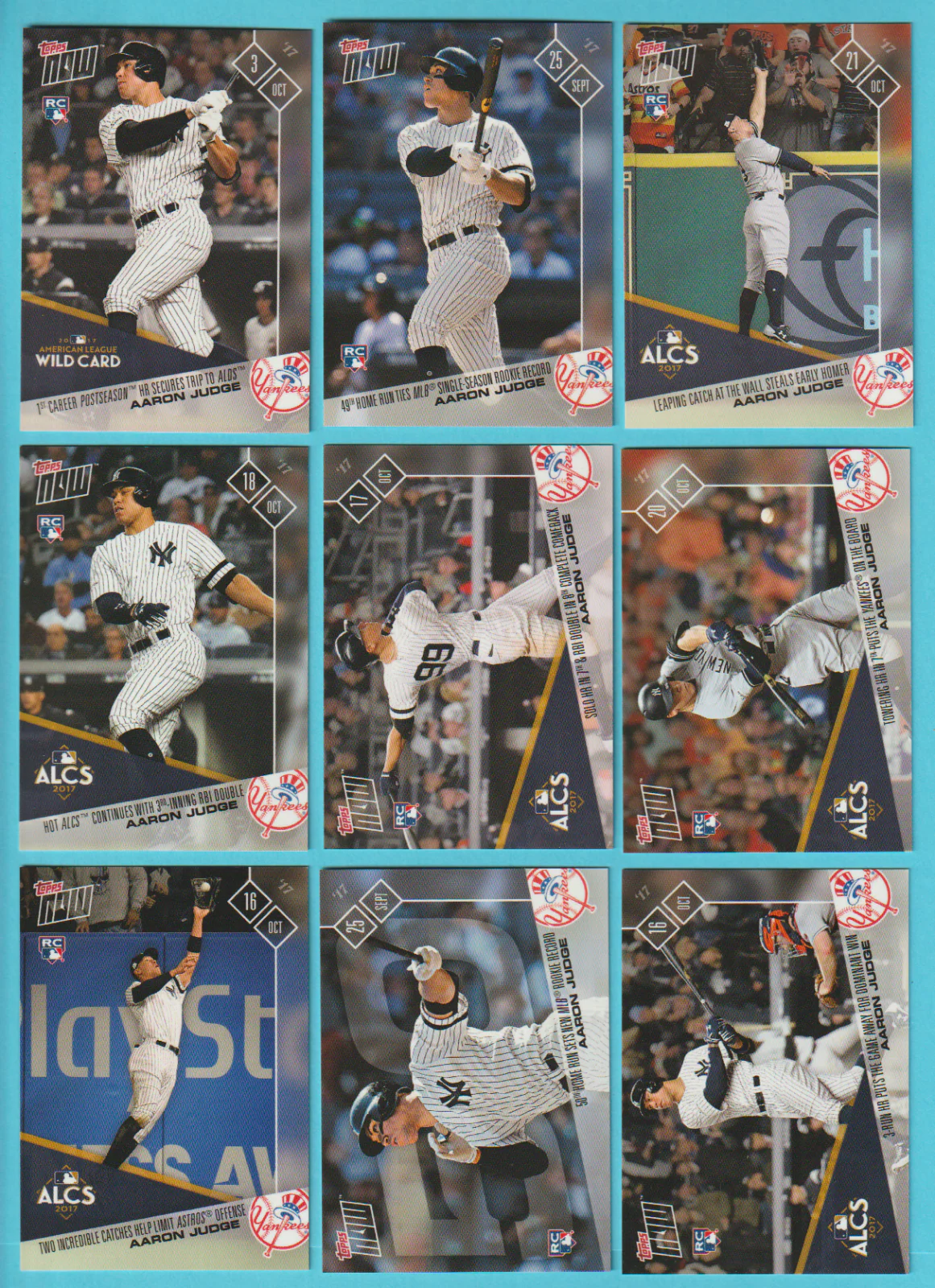 2017 Topps Now Aaron Judge New York Yankees RC (Rookie Card) (1x Randomly Selected RC) - Image 2
