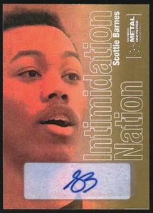 2021-22 Metal Universe Champions Intimidation Nation Autograph #IN23 Scottie Barnes RC (Rookie Card)