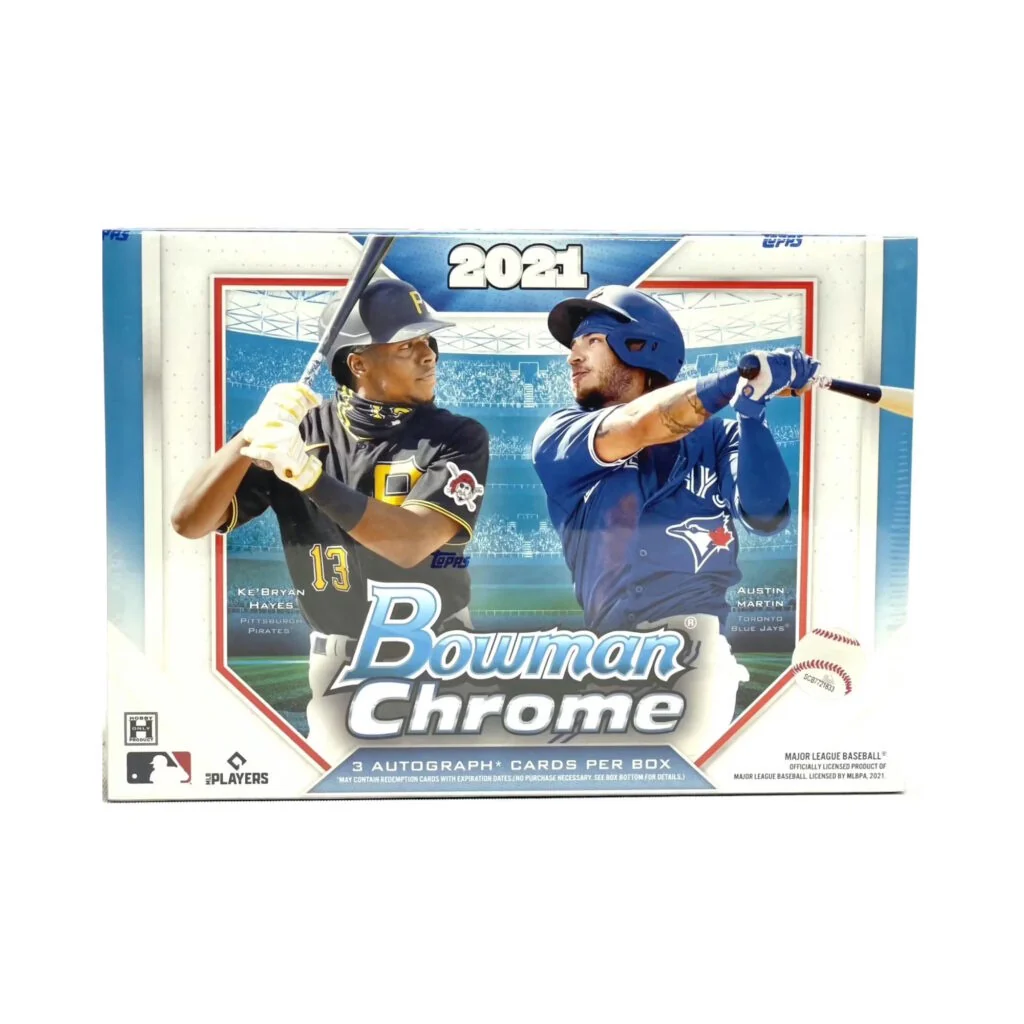2021 Topps Bowman Chrome Baseball HTA Jumbo Hobby Box