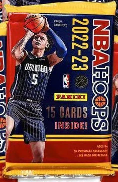 2022-23 Panini NBA Hoops Basketball Blaster Pack (15 Cards a Pack)