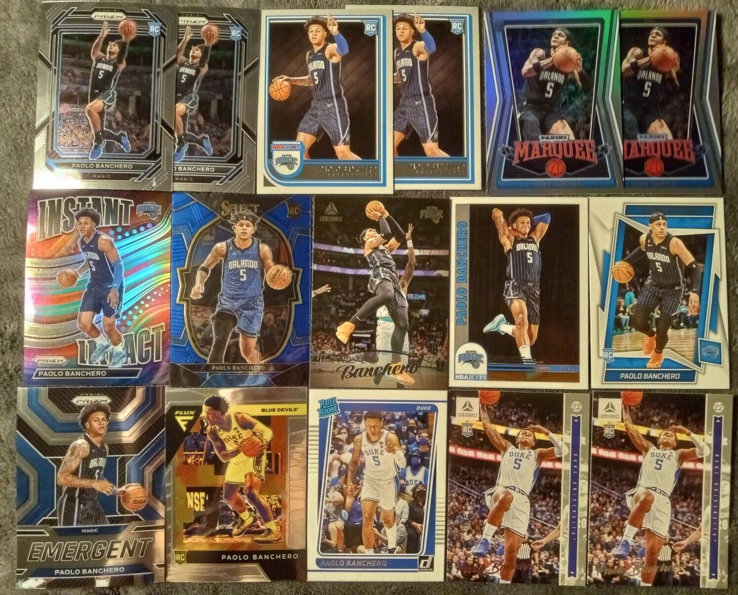 2022-23 Panini Paolo Banchero RC Rookie Card (1x Randomly Selected RC, May Not Be Pictured)
