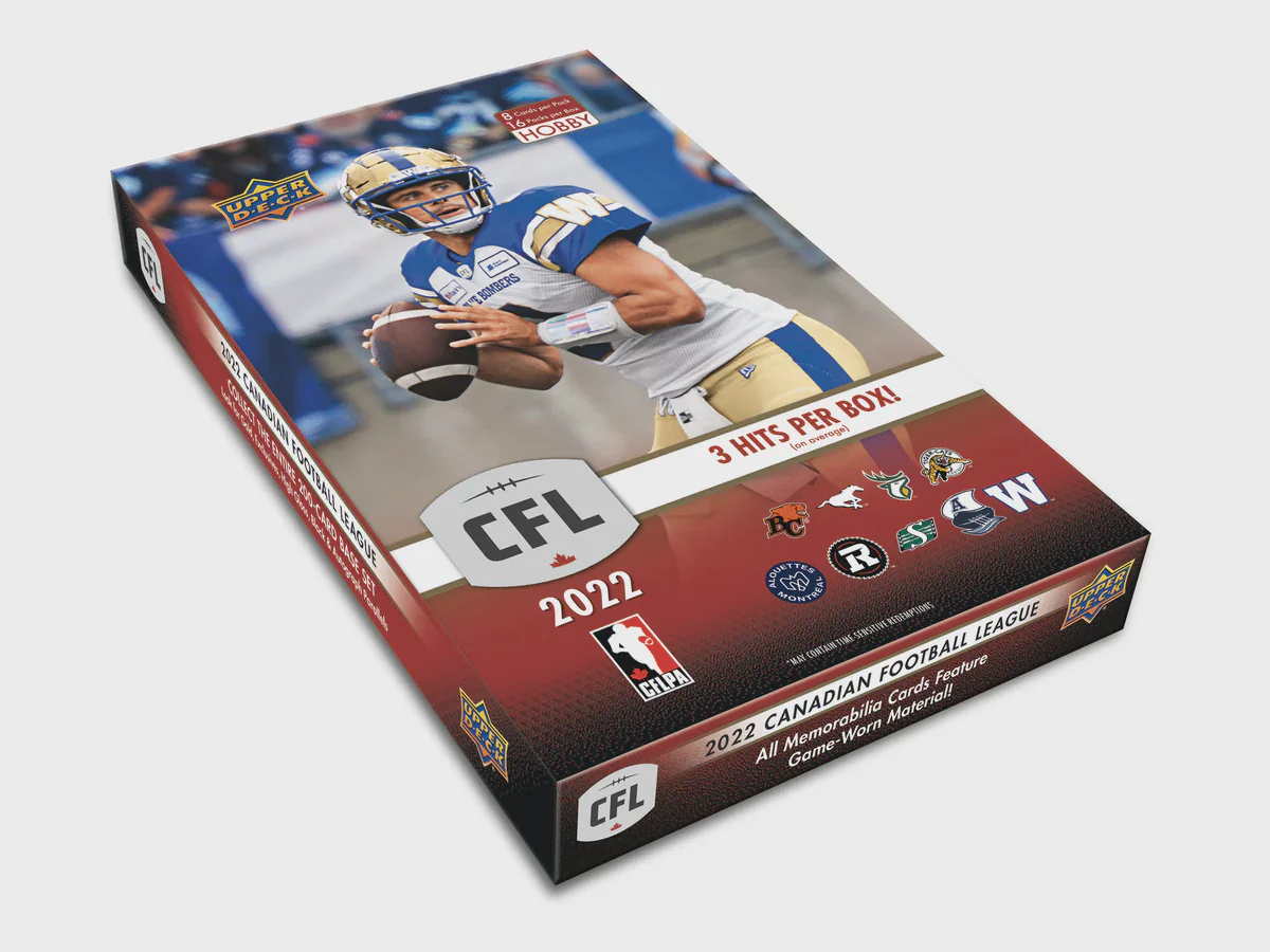 2022 Upper Deck CFL Football Hobby Box