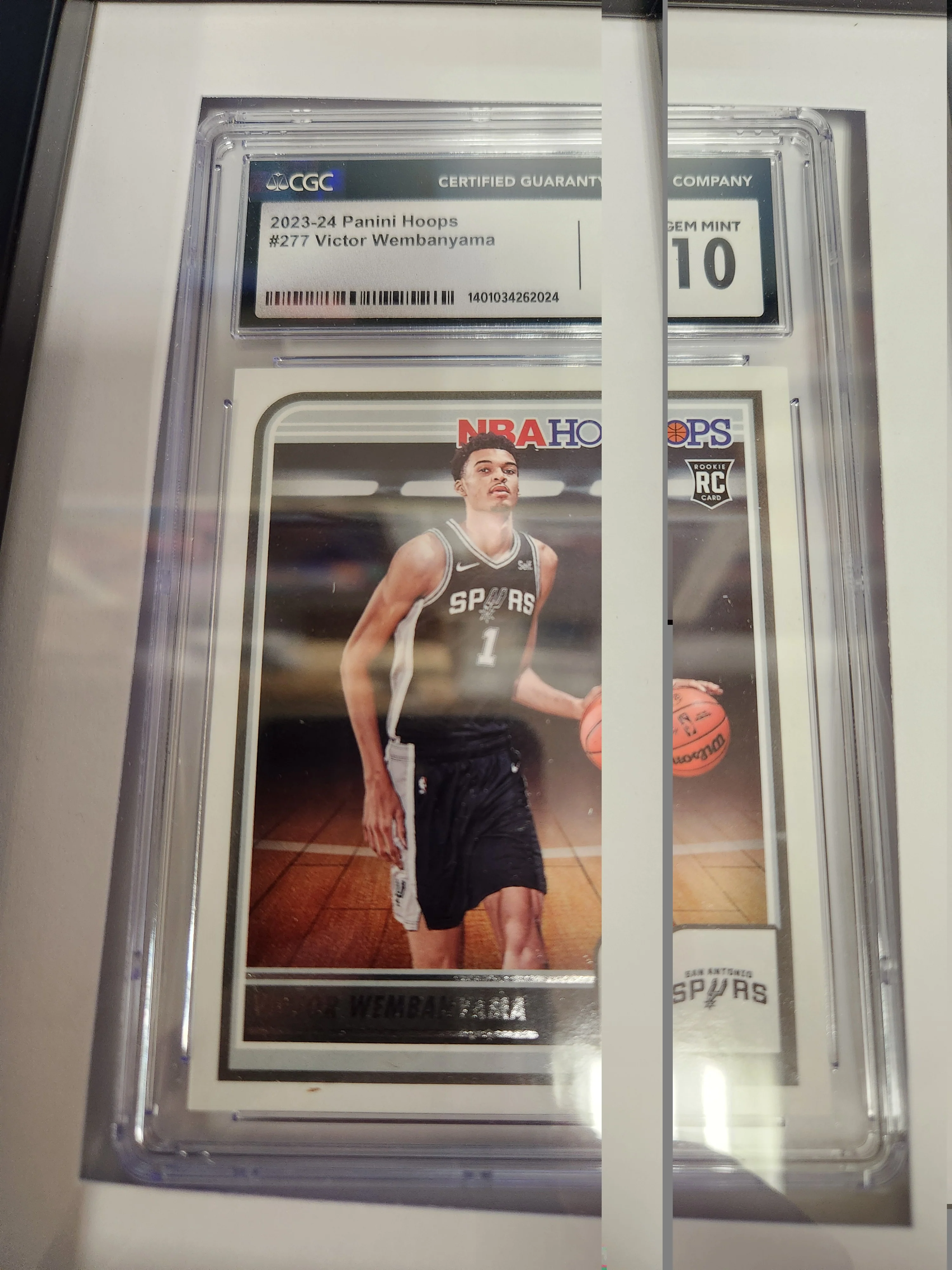 2023-24 Victor Wembanyama (Graded 10 GEM MINT, Various Grading Companies) (1x Randomly Selected RC, May Not Be Pictured)