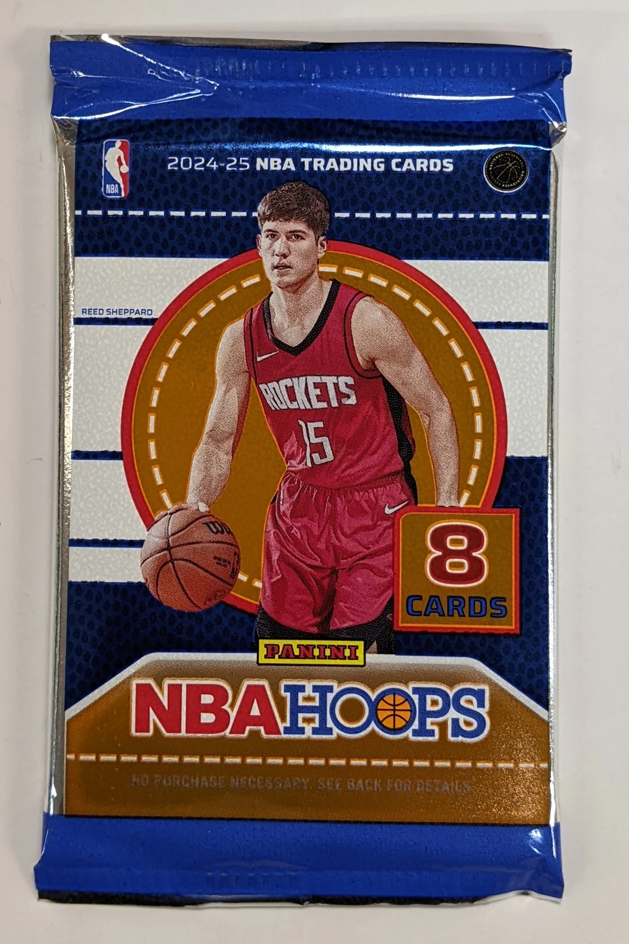 2024-25 Panini NBA Hoops Basketball Hobby Pack (8 Cards Per Pack)