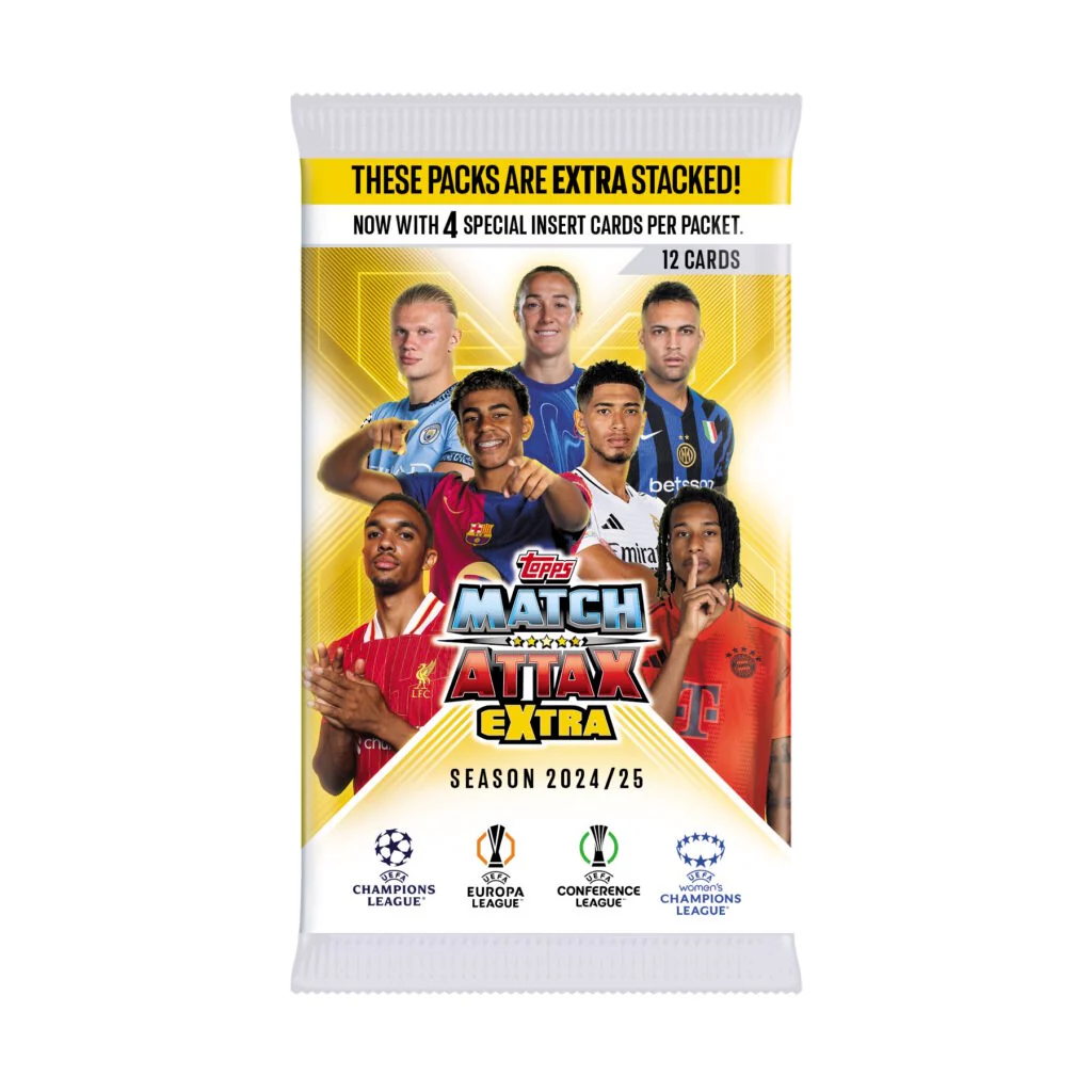 2024-25 Topps Match Attax Extra UEFA Champions League Edition Trading Card Booster Pack