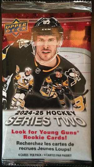 2024-25 Upper Deck Hockey Series 2 Mini Pack (4 Cards Per Pack)