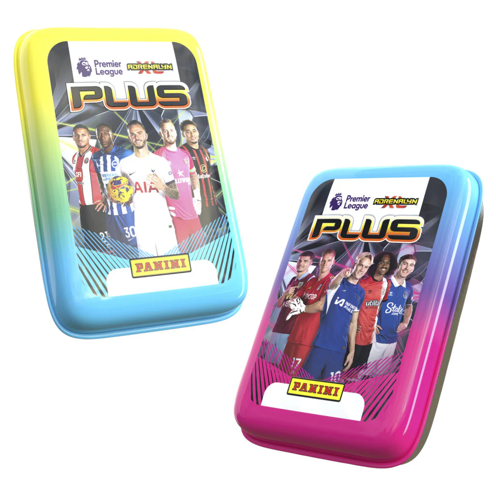 2024 Panini Adrenalyn XL Plus Premier League Cards Pocket Tin (43 Cards Inside + 1 Limited Edition Card) (1 Random Tin, May not be Pictured) - Image 2