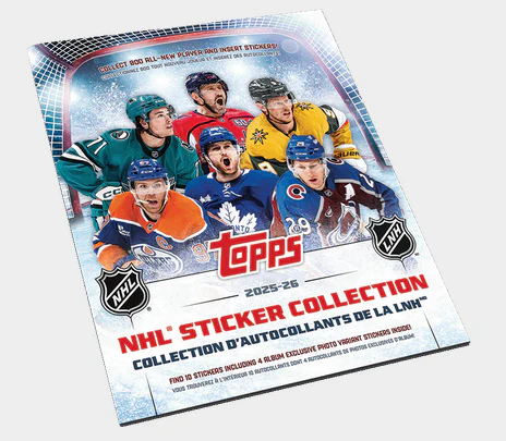 2025-26 Topps NHL Hockey Sticker Collection Album