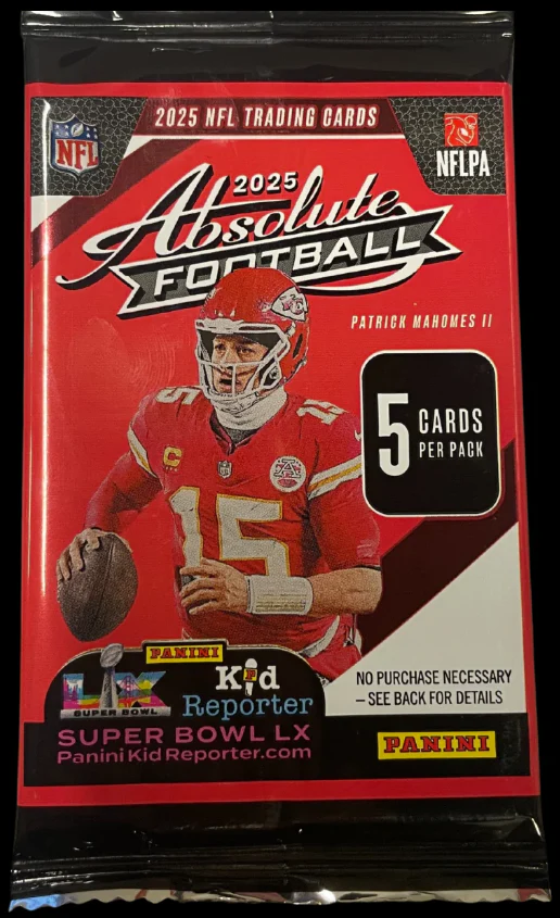 2025 Panini Absolute NFL Football Trading Card Gravity Feed Retail Pack
