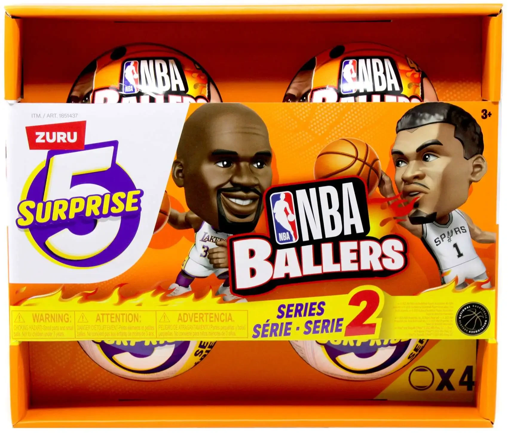 ZURU 5 Surprise NBA Ballers Series 2 - 4 Pack Blind Capsules