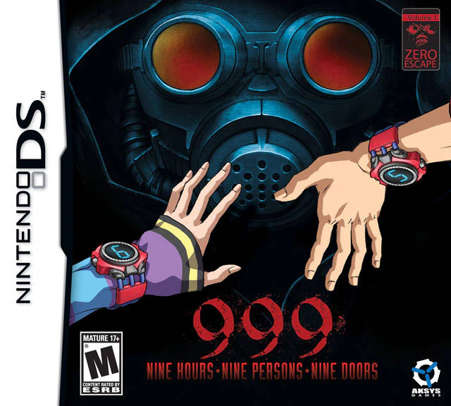 999: Nine Hours, Nine Persons, Nine Doors (Second Print Mask with Hands Cover) - DS (Pre-owned)
