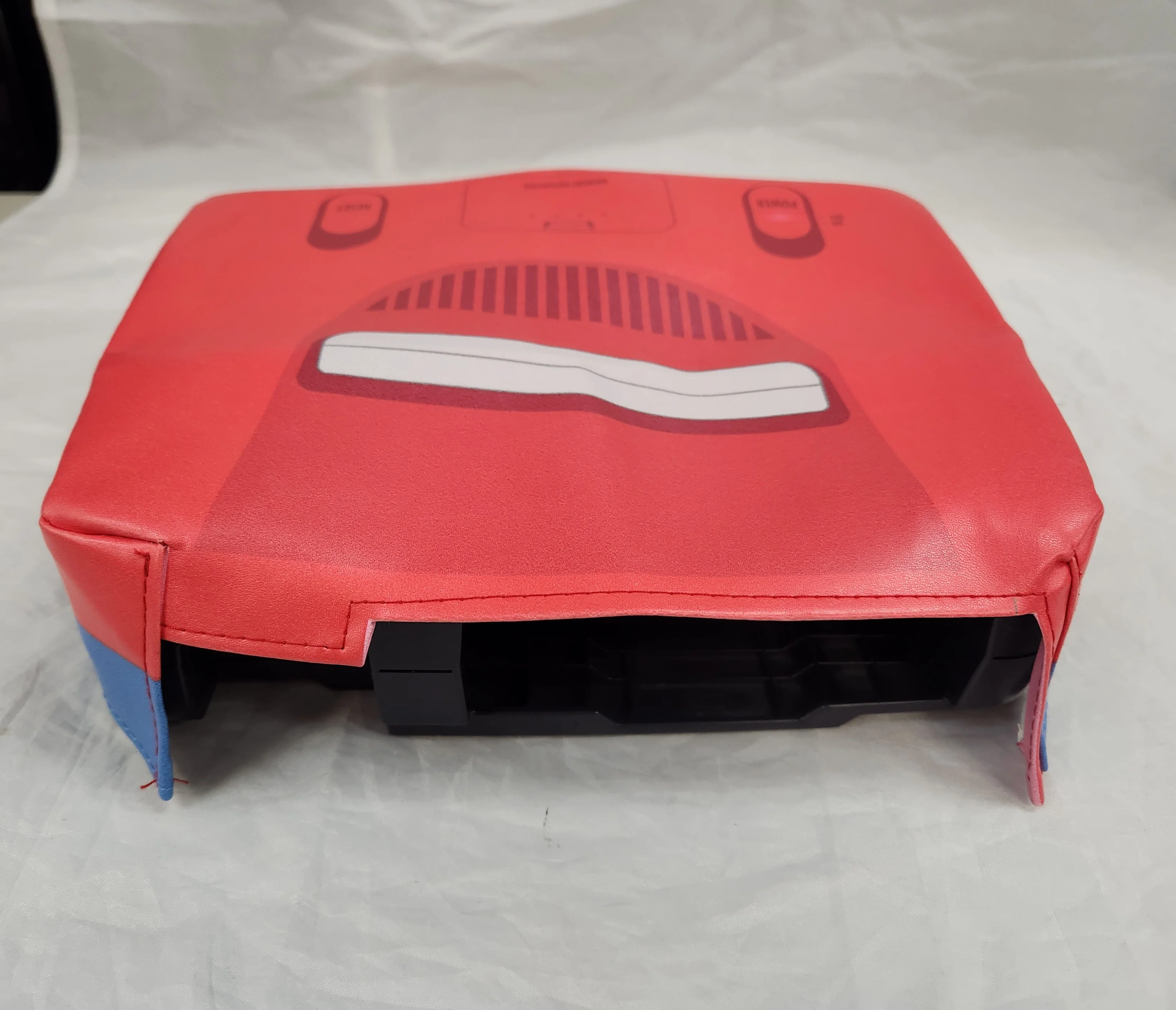 A & C Games Branded Nintendo 64 Console Red Dust Cover N64 - Vinyl - Image 3
