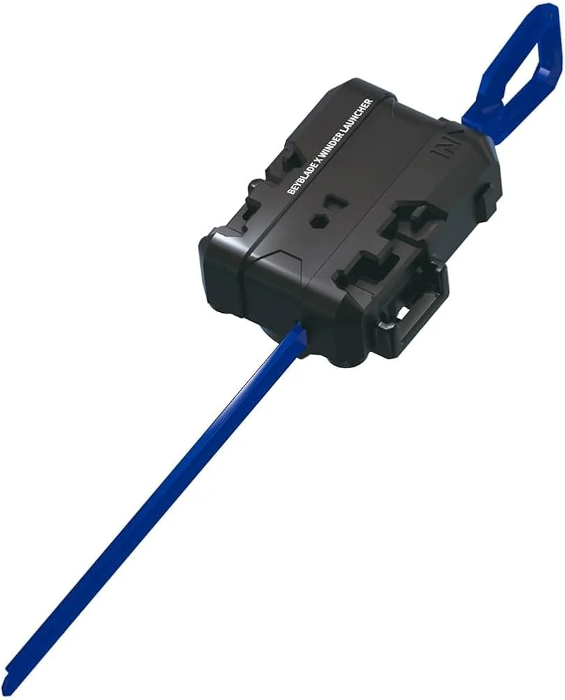 Winder Launcher - (UX-01 Black/Blue) (LAUNCHER + RIPCORD ONLY) Beyblade X