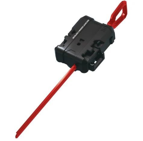 Winder Launcher - (UX-02 Black/Red) (LAUNCHER + RIPCORD ONLY) Beyblade X