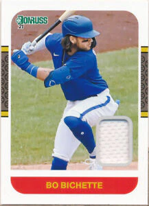 Bo Bichette - Toronto Blue Jays - Game-Used Worn Swatch Relic Jersey Memorabilia Card - Sports Card Single (Randomly Selected, May Not Be Pictured) - Image 2