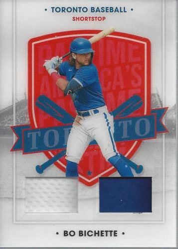 Bo Bichette - Toronto Blue Jays - Game-Used Worn Swatch Relic Jersey Memorabilia Card - Sports Card Single (Randomly Selected, May Not Be Pictured) - Image 3