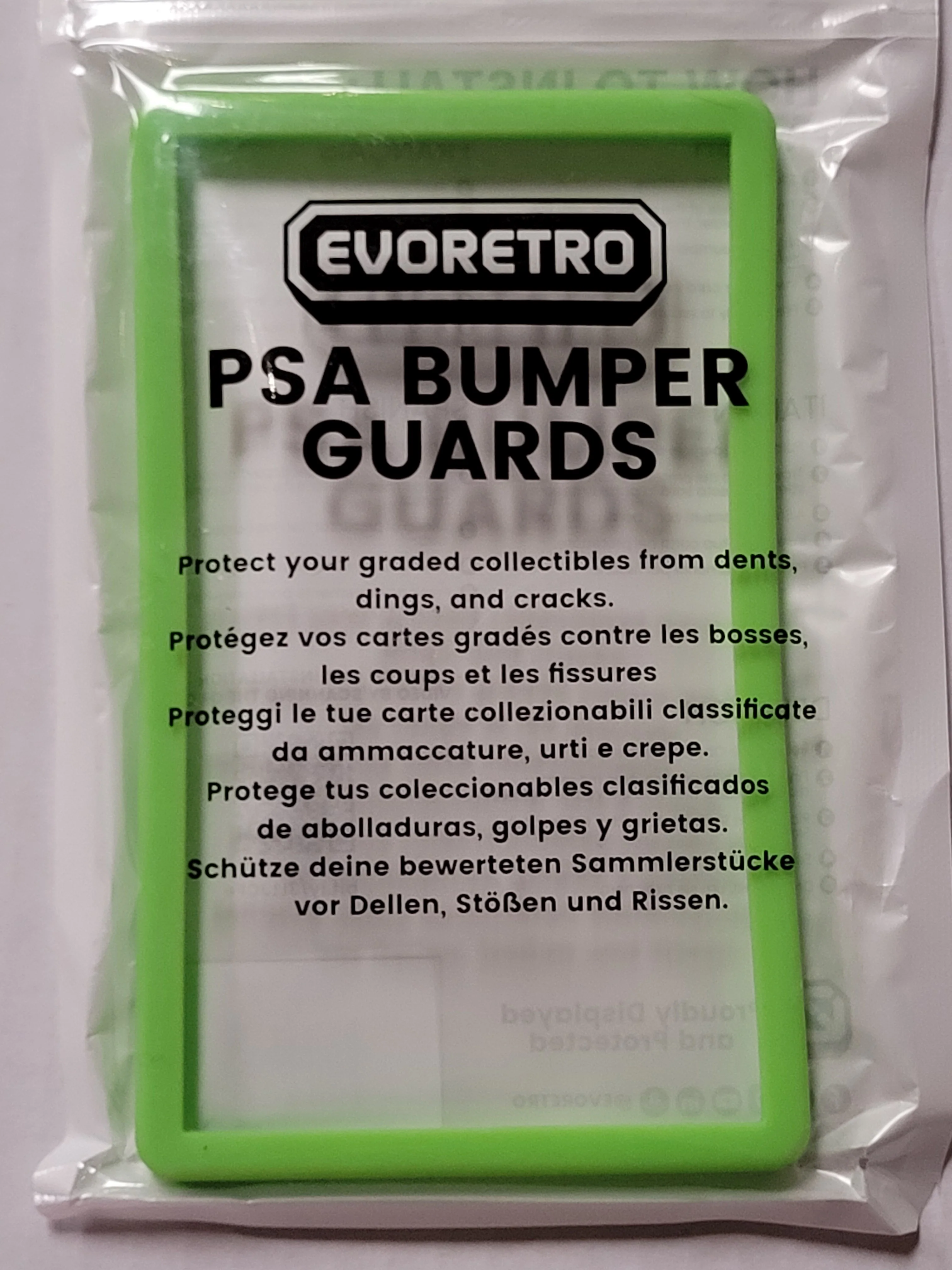 Bumper Graded Slab Protector For PSA 1CT - Yellow Green