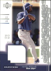 Carlos Delgado - Toronto Blue Jays - Game-Used Worn Swatch Relic Jersey Memorabilia Card - Sports Card Single (Randomly Selected, May Not Be Pictured) - Image 2