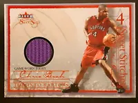 Chris Bosh - In Toronto Raptors Jersey - Game-Used Worn Swatch Relic Jersey Memorabilia Card - Sports Card Single (Randomly Selected, May Not Be Pictured) - Image 2