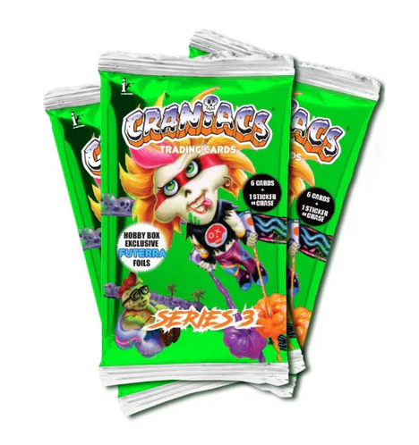 Craniacs Trading Cards Series 3: Skullblam! Hobby Pack
