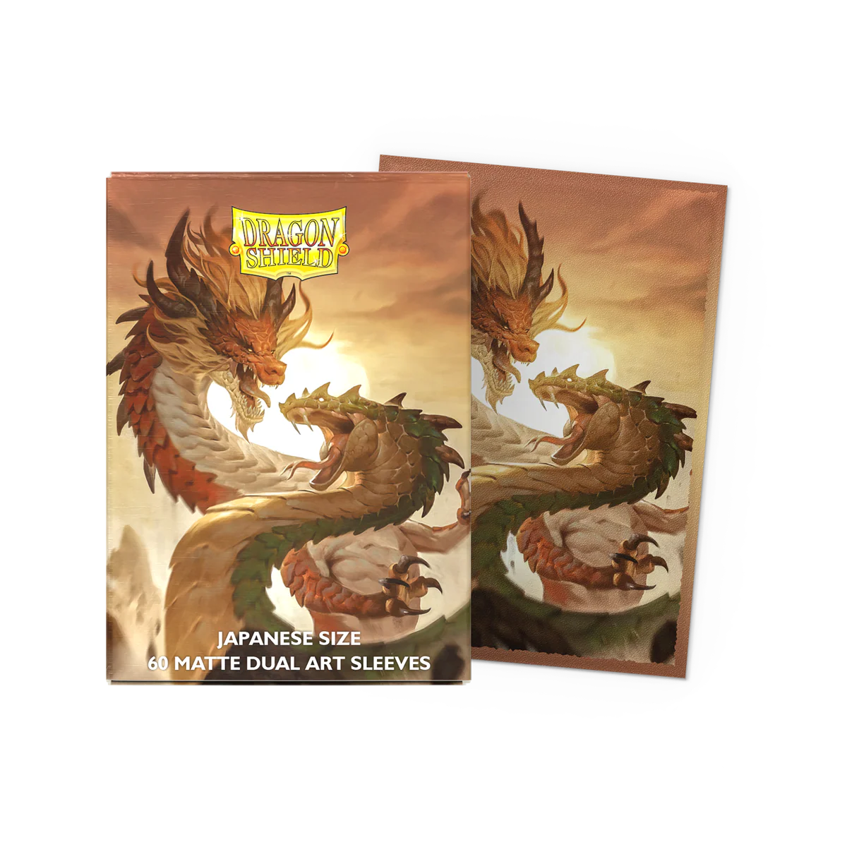 Dragon Shield Japanese Small Size Matte Dual Art Sleeves 60ct - Wood Snake 2025