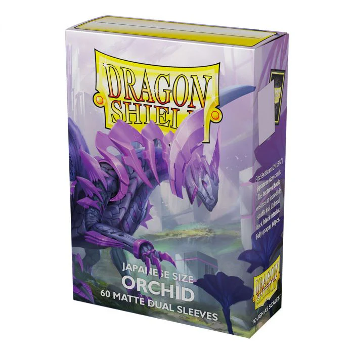 Dragon Shield Japanese Small Size Matte Dual Sleeves 60ct - Orchid