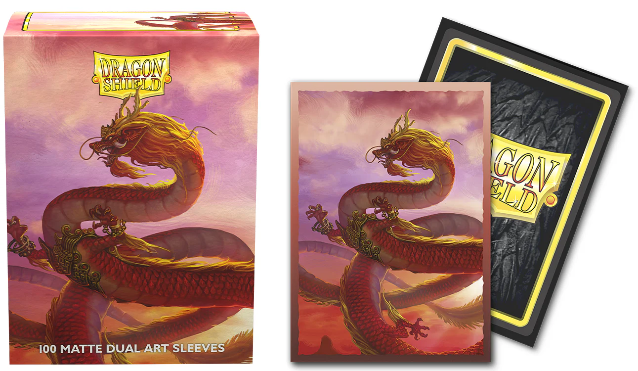 Dragon Shield Standard Size Matte Dual Art Sleeves 100ct - Year Of Dragon 2024