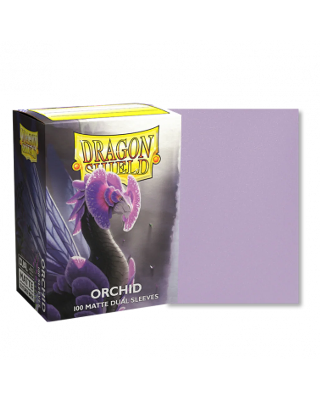 Dragon Shield Standard Size Matte Dual Sleeves 100ct - Orchid