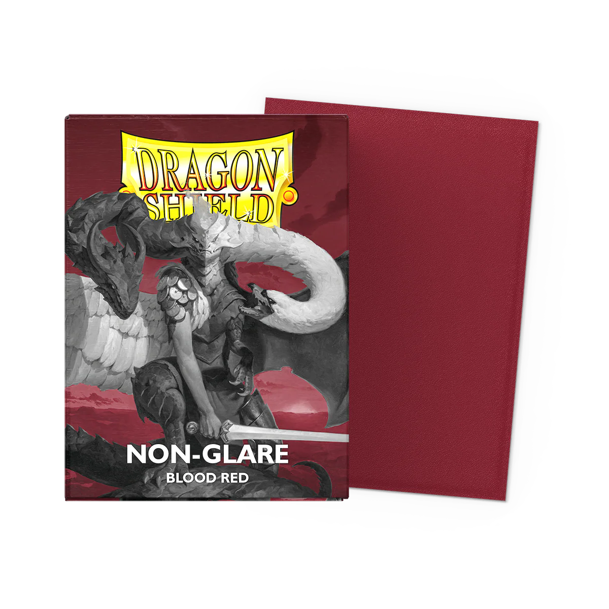 Dragon Shield Standard Size Non Glare Matte Sleeves 100ct - Blood Red
