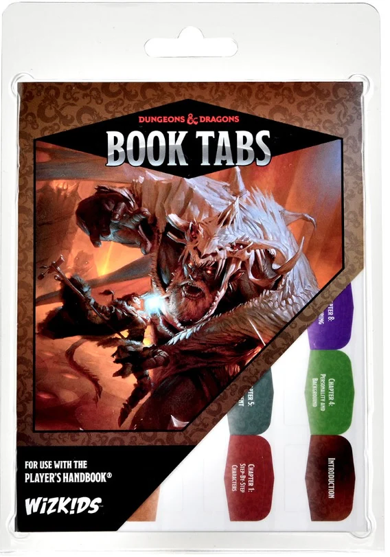 Dungeons & Dragons Book Tabs - Player's Handbook