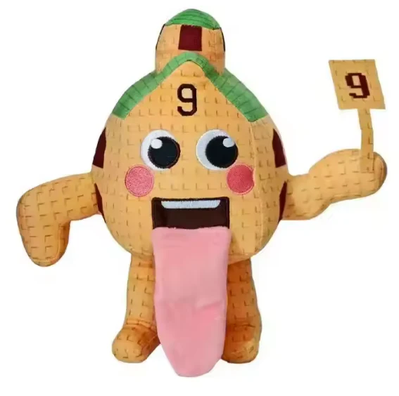 Esok Sekolah Brainrot Plush Doll Toy with Hanger - Find the/Steal a Italian Brain Rot 10" Inch