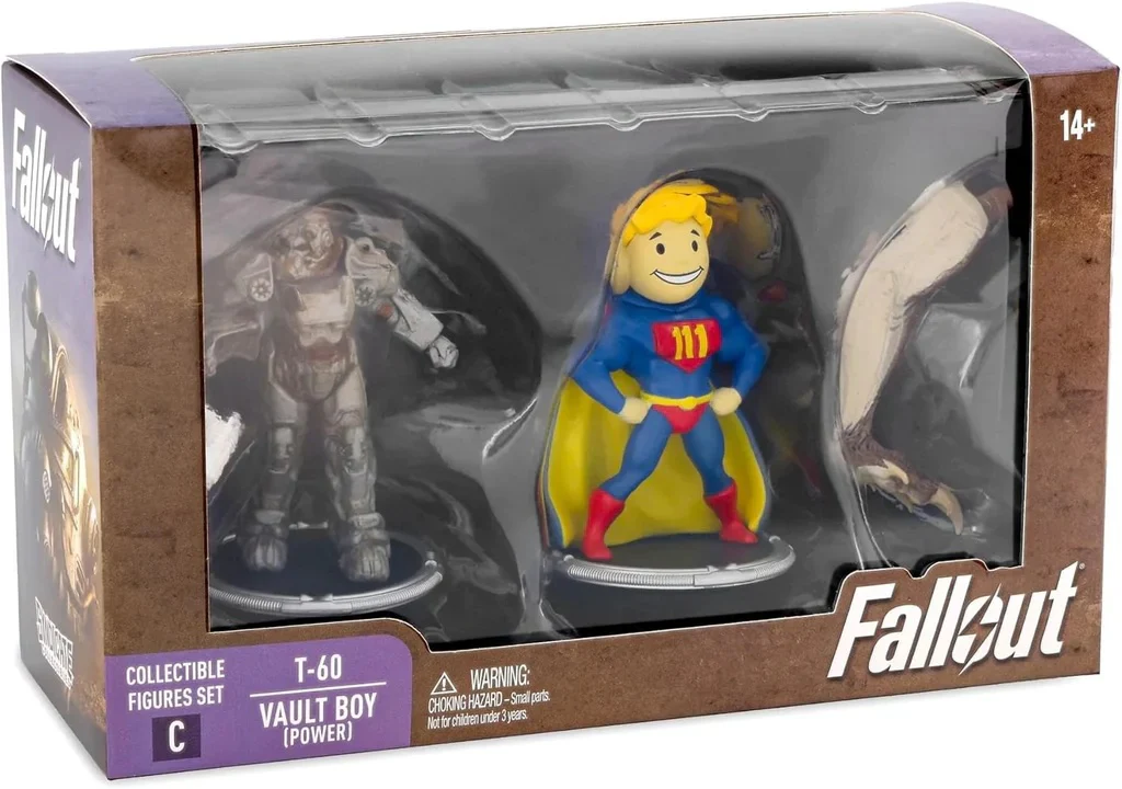 Fallout Collectible Figures Set C - T-60 Vault Boy (Power)