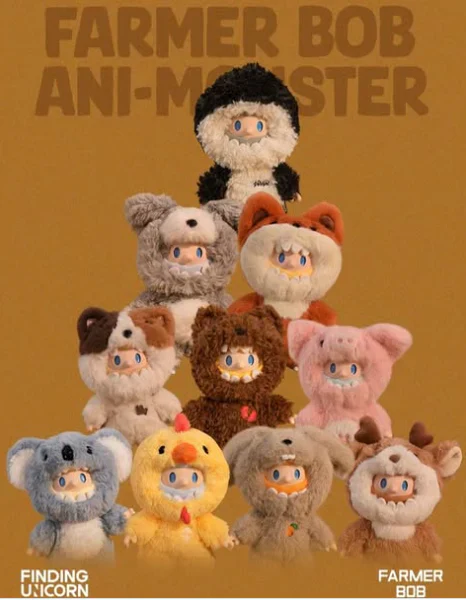 Farmer Bob Ani-Monster Series Blind Box (1 Random Blind Box)