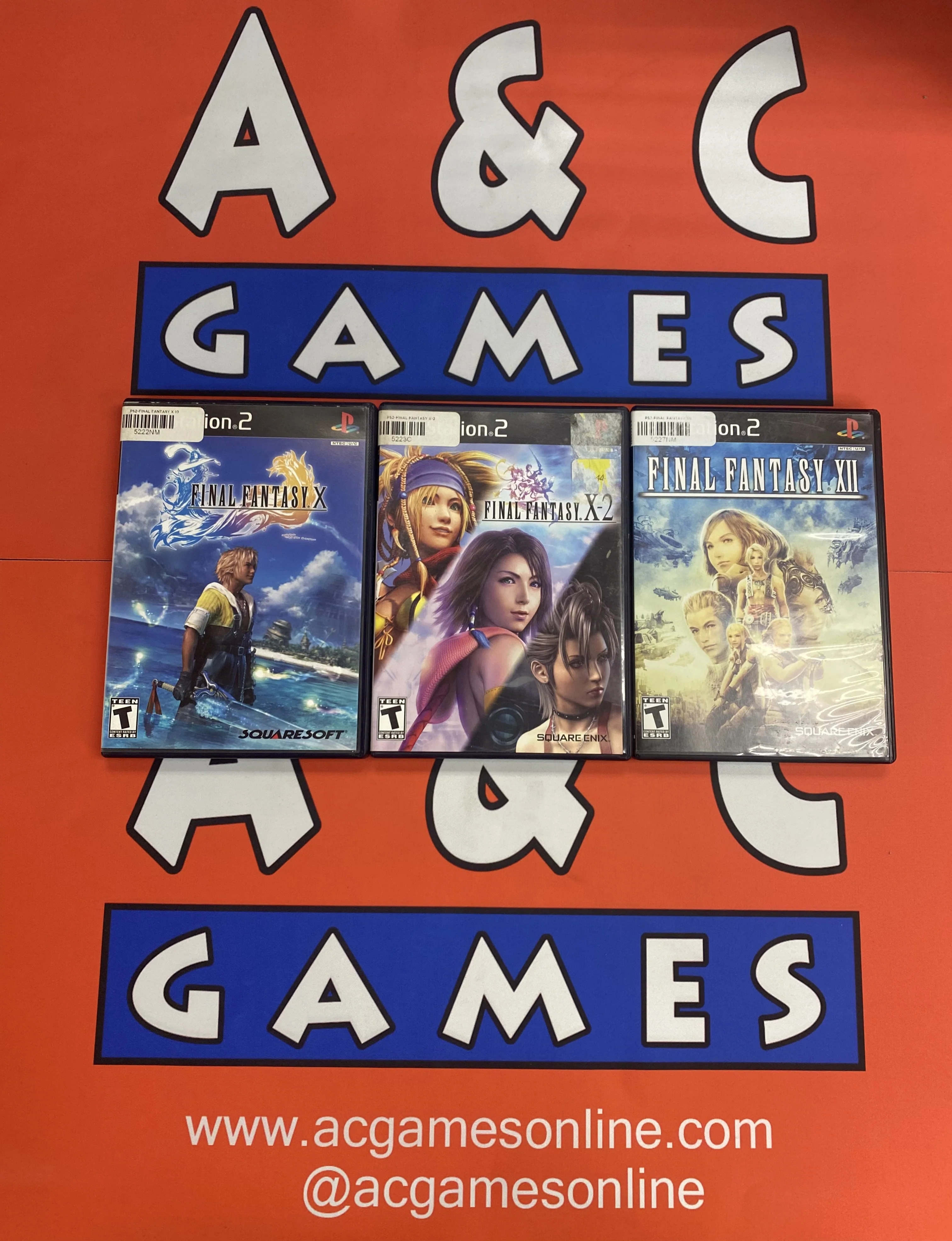 Final Fantasy Bundle For the Playstation 2 (Conditions May Vary)