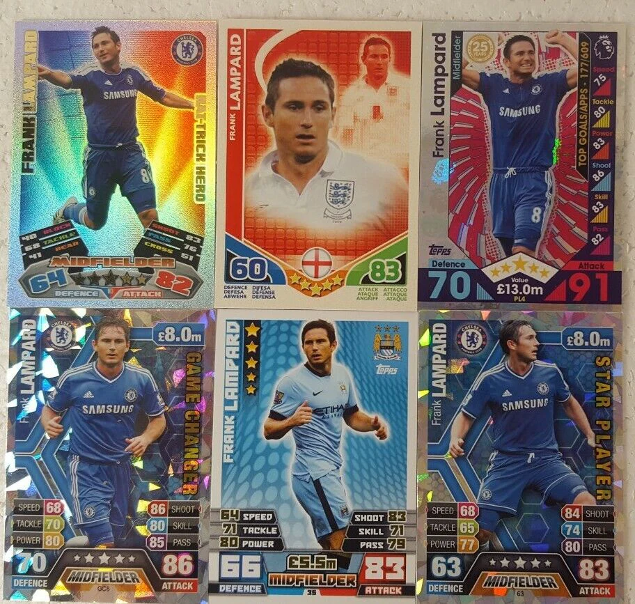 Frank Lampard - Chelsea FC/England - Soccer Trading Card - Sports Card Single (Randomly Selected, May Not Be Pictured)