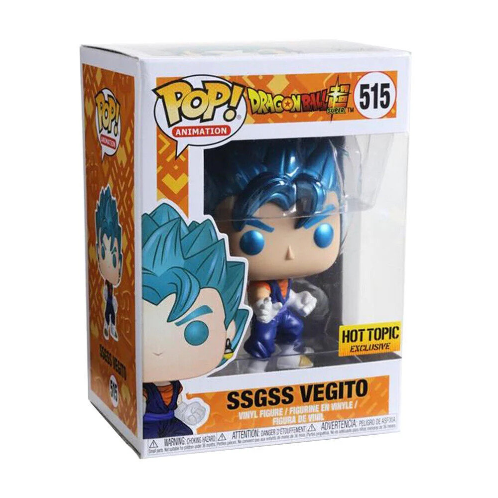 Funko POP! Animation: Dragon Ball Super - SSGSS Vegito #515 Exclusive Vinyl Figure (Open Box Pre-Owned)