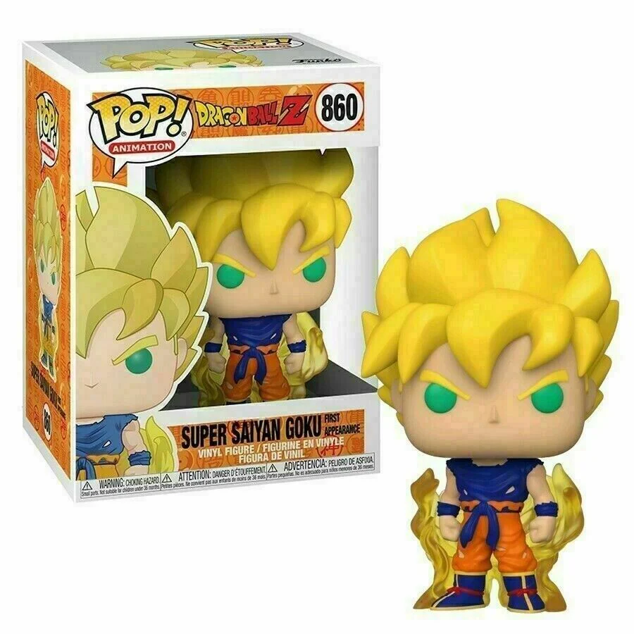 Funko POP! Animation: Dragon Ball Z - Super Saiyan Goku First Appearance #860 Vinyl Figure