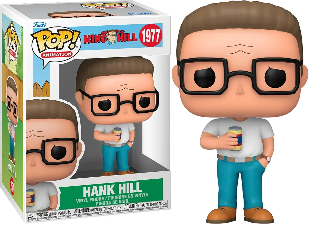 Funko POP! Animation: King of the Hill - Hank Hill #1977 Vinyl Figure
