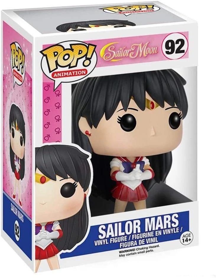 Funko POP! Animation: Sailor Moon - Sailor Mars #92 Vinyl Figure (Pre-owned)