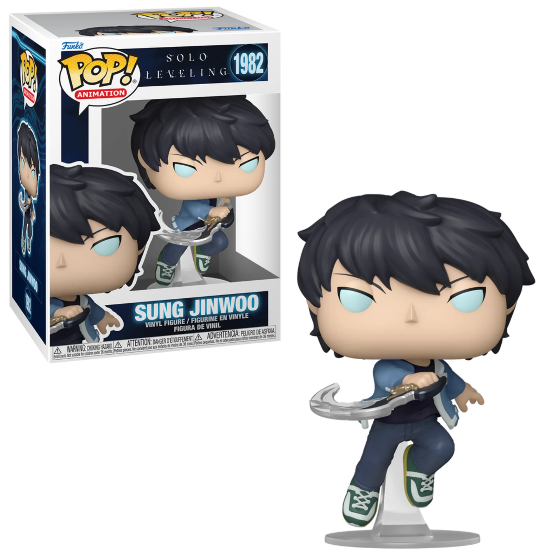 Funko POP! Animation: Solo Leveling - Sung Jinwoo #1982 Vinyl Figure