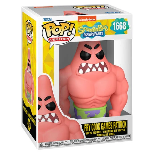 Funko POP! Animation: Spongbob Squarepants 25th Anniversary - Fry Cook Games Patrick #1668 Vinyl Figure