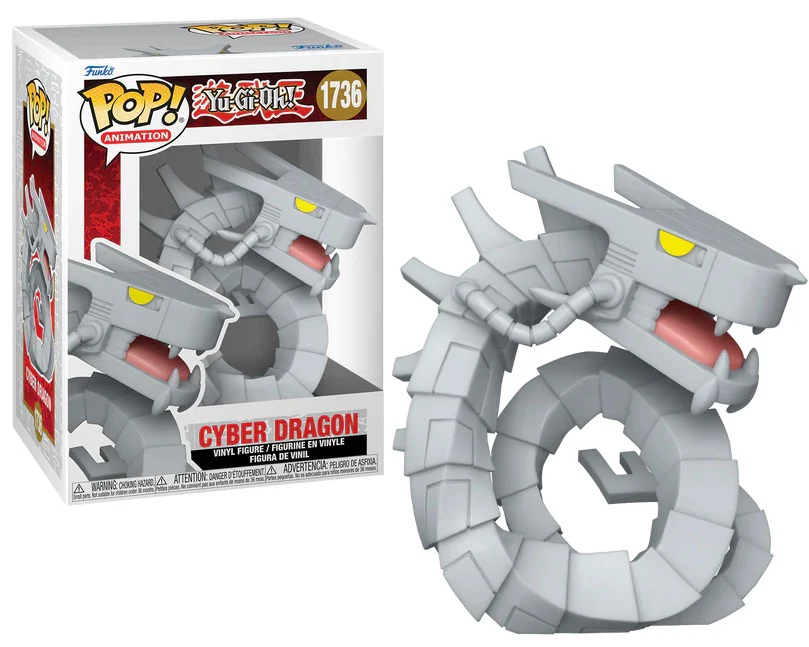 Funko POP! Animation: Yu-Gi-Oh! - Cyber Dragon #1736 Vinyl Figure