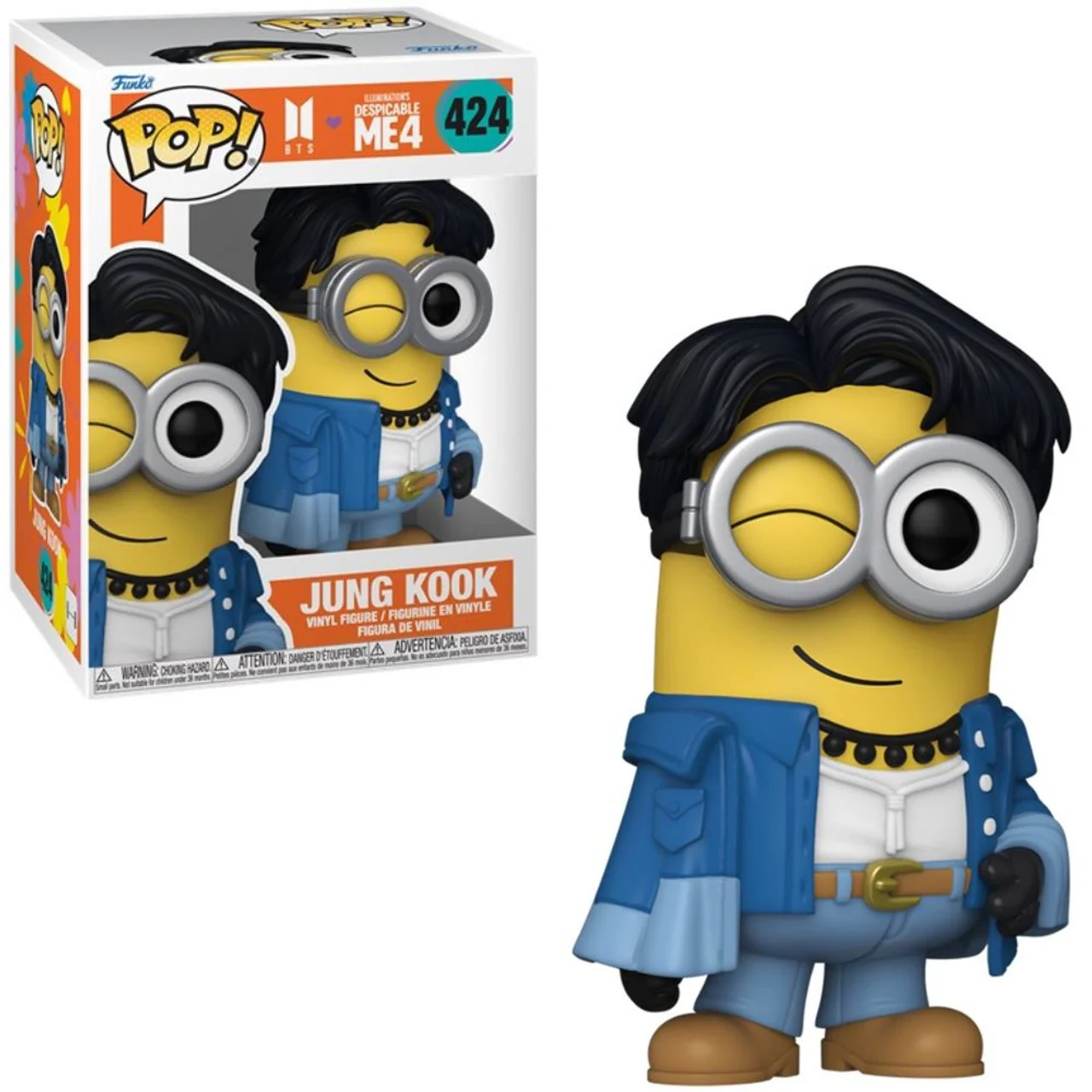 Funko POP! B: BTS X Despicable Me 4 - Jung Kook #424 Vinyl Figure