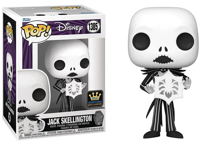 Funko POP! B: Disney The Nightmare Before Christmas 30th Anniversary - Jack Skellington with Snowflake #1385 Vinyl Figure