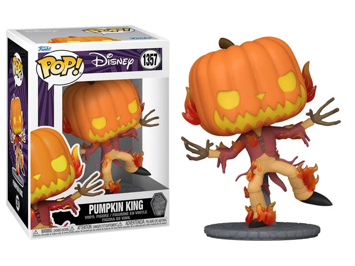 Funko POP! B: Disney The Nightmare Before Christmas 30th Anniversary - Pumpkin King #1357 Vinyl Figure