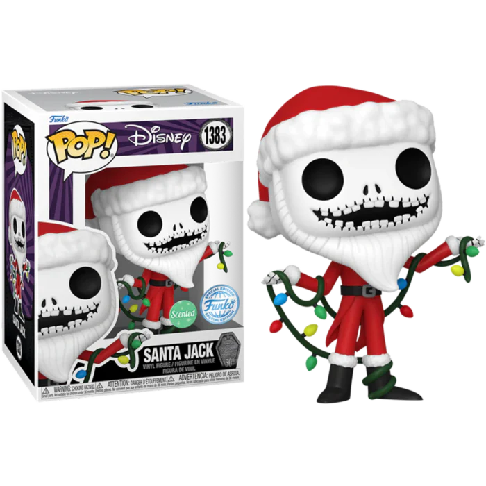 Funko POP! B: Disney Tim Burton's The Nightmare Before Christmas - Santa Jack (Scented) #1383 Special Edition Vinyl Figure